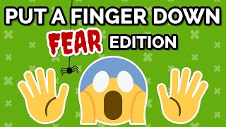 Put A Finger Down 😱 FEAR Edition [upl. by Pattani]