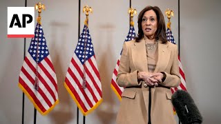 Harris slams Mike Johnson for suggesting GOP would probably try to cut federal semiconductor aid [upl. by Lloyd226]