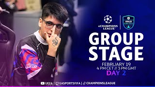 eChampions League  Group Stages Day 2  FIFA 23 Global Series [upl. by Ertsevlis]