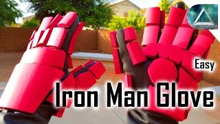 Easy Iron Man Hand Build for 5 Iron Man Glove for KidsAdults [upl. by Ahselef379]