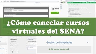 💔Como CANCELAR CURSO VIRTUAL SENA  RETIRO CURSO SENA ACTUALIZADO 🚀🚀🚀Cursos En Línea Gratis [upl. by Boehike]