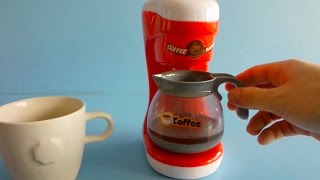 Just Like Home Kitchen Appliance Set Playset Coffee Maker unboxing [upl. by Davis]