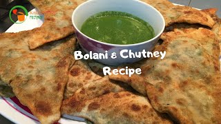 Bolani Afghani Recipe and Chutney Recipe Afghan Bolani Kadoo Afghan Chutney Recipe بولانی افغانی [upl. by Namzed605]