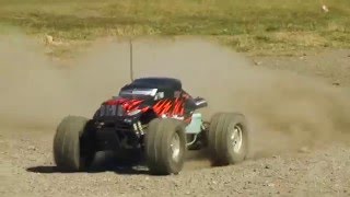 MAD BEAST 18TH Scale Nitro RC Monster Truck by Exceed RC w REVERSE [upl. by Enohpesrep]