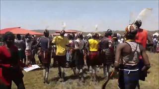 Ethiopia  Cultural dances of the South Omo Zone nationalities and people at Jinka University [upl. by Neelrihs902]