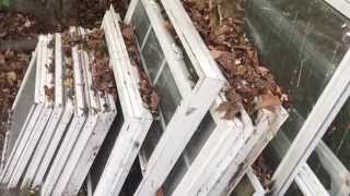 Recycled Window Greenhouse Build [upl. by Adikam]