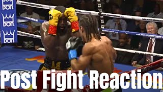 Adrien Broner Vs Blair Cobbs Post Fight Reaction [upl. by Leta]