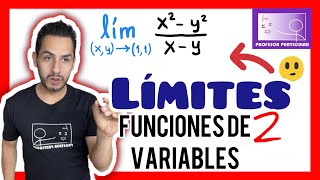 ✅LÍMITES de Funciones de 2 VARIABLES 𝙉𝙤 𝙢á𝙨 𝙍𝙚𝙥𝙧𝙤𝙗𝙖𝙧 😎​🫵​💯​ CÁLCULO MULTIVARIABLE [upl. by Haukom]