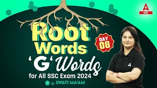 Root Words in English Vocabulary  Vocabulary For SSC Exams  English By Swati Mam 8 [upl. by Tedmund794]