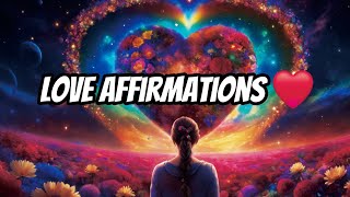 ✨️❤️Love Affirmations  Pronunciation Guide In EnglishAffirmationsManifestation [upl. by Hpotsirhc706]