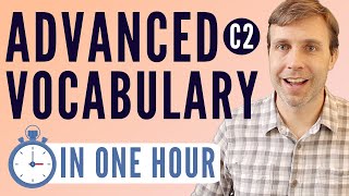 Advanced Vocabulary in 60 Minutes Precise words you need to know [upl. by Felty]