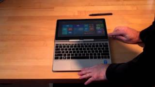 Quick Look HP EliteBook Revolve 810 G2 Windows convertible laptop [upl. by Asila960]