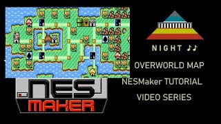 NESMaker Tutorial SMB 3 Overworld Map part 3 [upl. by Ardnael]