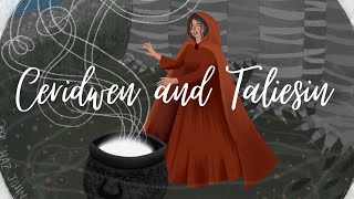 Ceridwen and Taliesin  tale from the Mabinogion  storytime amp digital art timelapse [upl. by Forta]