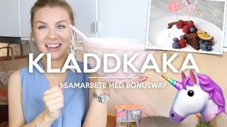 Vego med Therese VEGANSK KLADDKAKA i samarbete med Bonusway [upl. by Nimajeb70]