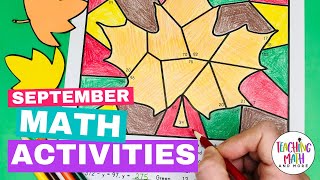 September Math Activities [upl. by Lletnohs]