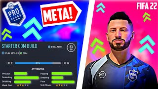 FIFA 22 PRO CLUBS  BEST STARTER META CDM BUILD TO GET MAX SKILL POINTS QUICKLY [upl. by Gylys709]