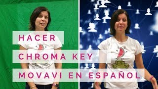 Cómo hacer Chroma key o Fondo Verde en Movavi [upl. by Gabler]