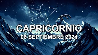 Horóscopo de hoy ♑︎ CAPRICORNIO  06 Septiembre 2024 capricorniohoroscopo [upl. by Silirama]