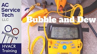 Check the Charge with Bubble and Dew Points For a Blend Refrigerant SMAN460 [upl. by Dev]