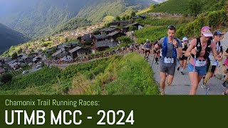 UTMB MCC 2024  Chamonix Trail Running Race [upl. by Laeria675]