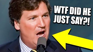 Tucker Carlson PROVES Tim Walz Right With CREEPY Rally Speech [upl. by Narmak12]