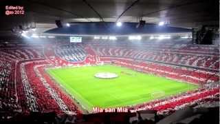 Mia San Mia FC Bayern Vereinslied  HD  with lyrics [upl. by Colbert]