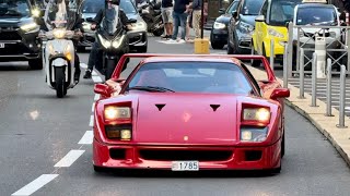 Supercars Monaco The Ultimate 2024 Car Spotting Experience [upl. by Arlie]