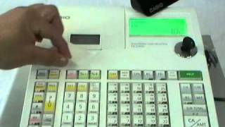 Casio SES300 how to do a basic transaction [upl. by Ikkin]