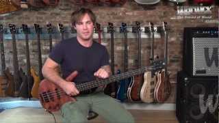 Chris Clemence of quotRapscallionsquot tutorial in the Warwick NY custom shop [upl. by Maroney]