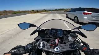 ZX6R RIDES WITH CRAZY SUPER CARS ON TOLL ROAD [upl. by Bunow]