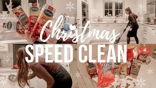 CHRISTMAS CLEAN WITH ME MESSY HOUSE TRANSFORMATION  SPEED CLEAN  Hazel Maria Wood [upl. by Ragg]