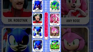 Guess Sonic Meme and Dance by Their Voice  Ultimate Sonic Exe amp Sonic The Hedgehog 3 Movie Quiz [upl. by Olds]