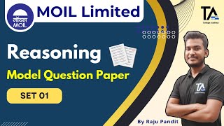 MOIL Limited Exam 2024 Reasoning Model Questions Paper with easy Concept by Raju Pandit Sir [upl. by Giacinta946]