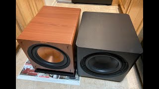 Klipsch R112SW and Dayton Sub1200 subwoofers [upl. by Glaudia]