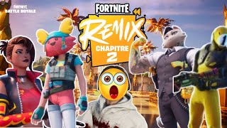 JE DECOUVRE LE CHAPITRE 2 REMIX SUR FORTNITE [upl. by Aaren221]