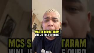 Mcs que se revoltaram com Vini Jr na bola de ouro😱 vinijr trapbr mcpoze funkbrasil [upl. by Ledah]