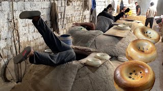 Legendary SAMARKAND breads 15 000 loaves a day How to make bread [upl. by Alfonse]