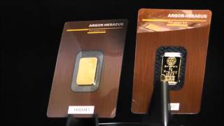 ArgorHeraeus 24ct 5g Gold Bar [upl. by Ttam]