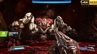 Doom Final Boss Fight  Doom Final Level  Doom Ending 4K 60FPS No Commentary [upl. by Ycram]