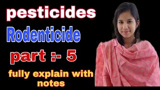 rodenticide  pesticides  part 5  anticoagulant rodenticide  non anticoagulant rodenticide [upl. by Yelnoc]