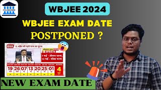 WBJEE 2024 Exam Date Postponed Reschedule New Exam Date ✅ wbjee wbjee2024 [upl. by Aztinad769]