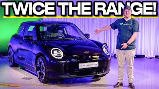 Allnew electric Mini looks smarter goes further Mini Cooper SE 2024 review [upl. by Cthrine]