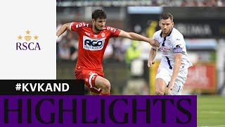 HIGHLIGHTS KV Kortrijk  RSC Anderlecht  20232024 [upl. by Niak]