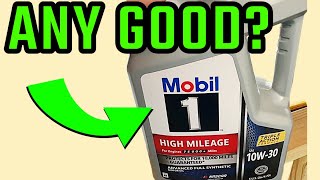 Mobil 1 High Mileage Full Synthetic Motor Oil 10W30 5 Quart [upl. by Ellesirg909]