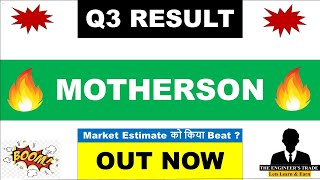 Motherson sumi Q3 Results 2024  Motherson sumi results  Motherson sumi latest news  motherson [upl. by Bessy]