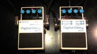 Boss DD3 vs DD6 Digital Delay [upl. by Katee]