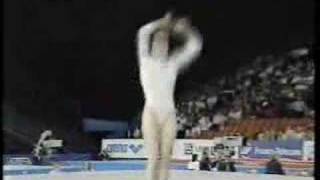 Svetlana Boginskaya  1996 European Championships AA  Floor Exercise [upl. by Teiluj336]