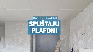 Spušteni plafoni Kako se pravilno postavljaju [upl. by Barker]