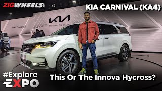 New Kia Carnival  Complete Family Luxury MPV Auto Expo 2023 ExploreExpo [upl. by Claud422]